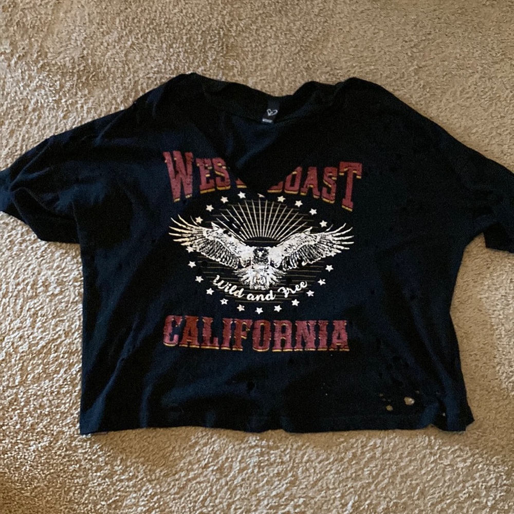 Windsor flowy ripped shirt
